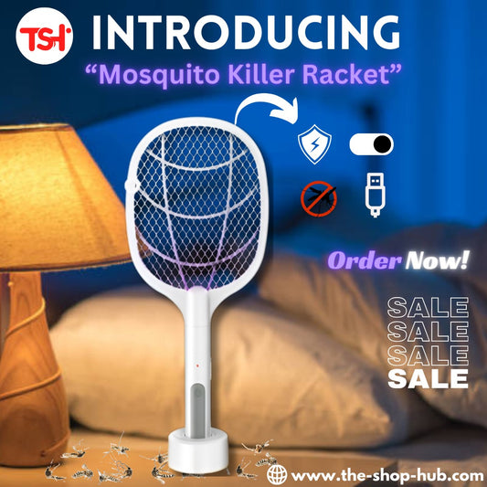 2 In 1 Rechargeable Mosquito Killer Racket